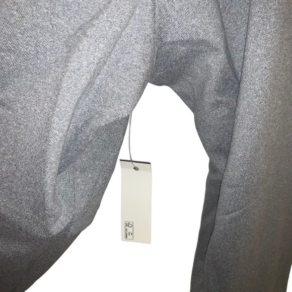 NWT Core IO Gray Open Front Long Sleeve Crop Top Size Extra Large - Picture 6 of 7